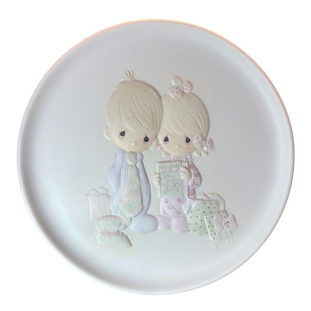 Our First Christmas Together Plate by Bill Biel & Sam Butcher 1982 Precious Mome